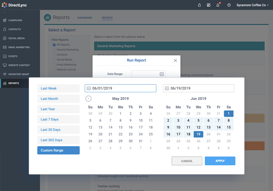 DirectLync Reports Module